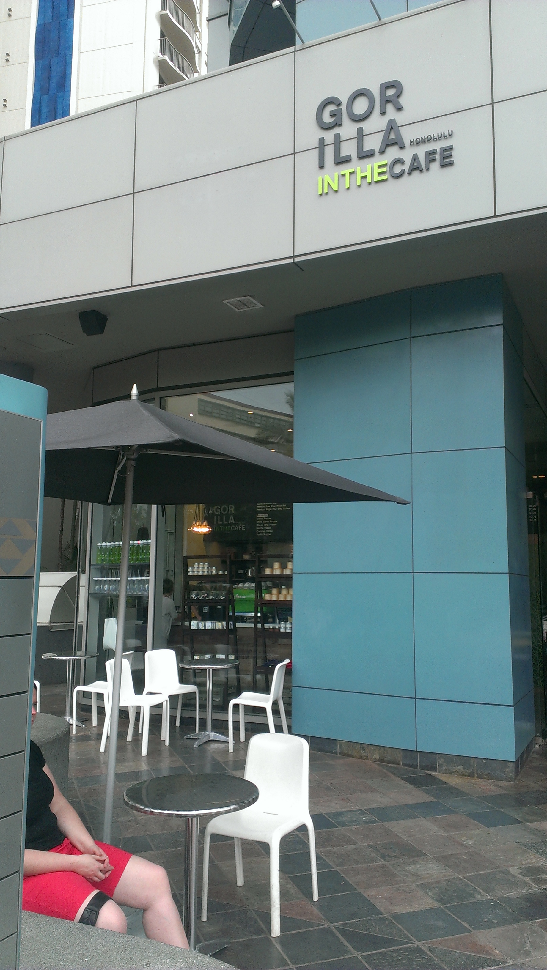 Gorilla In The Cafe